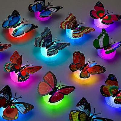 3D Butterfly LED Light for Home Decoration – Set of 3 Decorative Lights